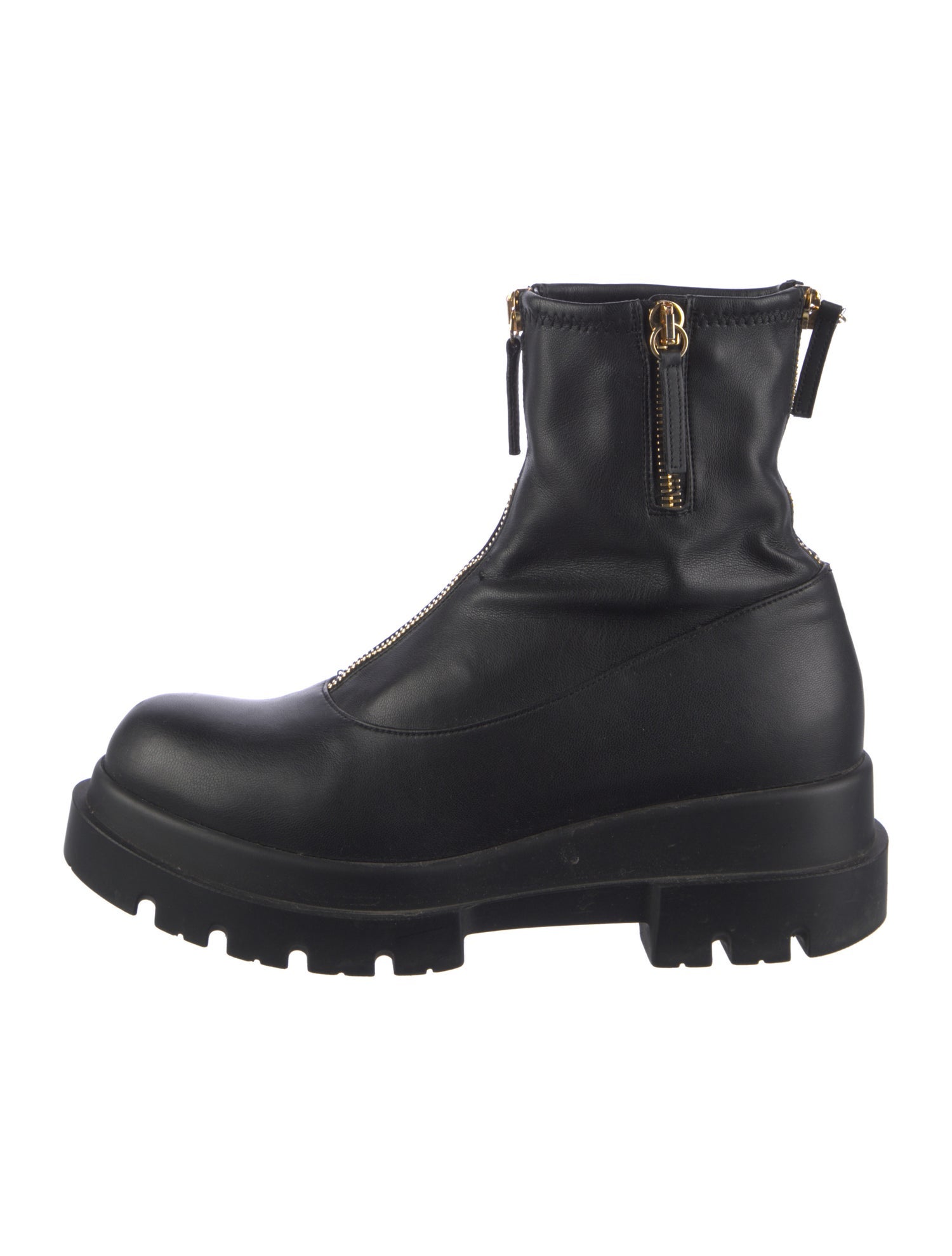 Giuseppe Zanotti Leather Combat Boots