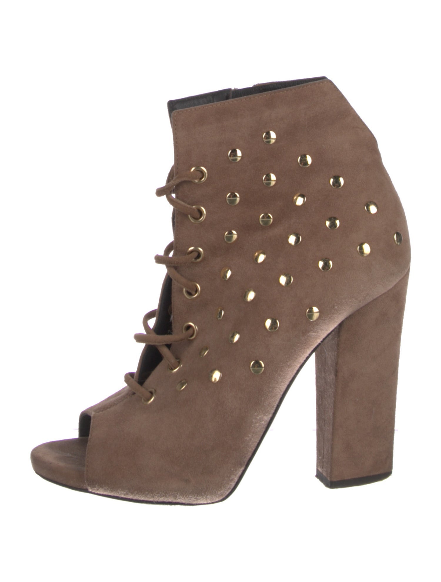 Giuseppe Zanotti Suede Studded Accents Pumps