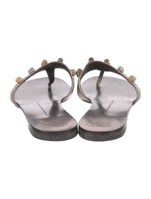 Giuseppe Zanotti Leather Slides