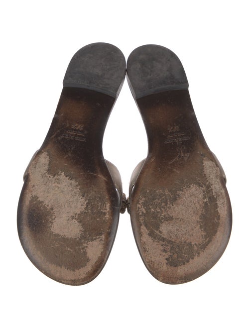 Giuseppe Zanotti Leather Slides