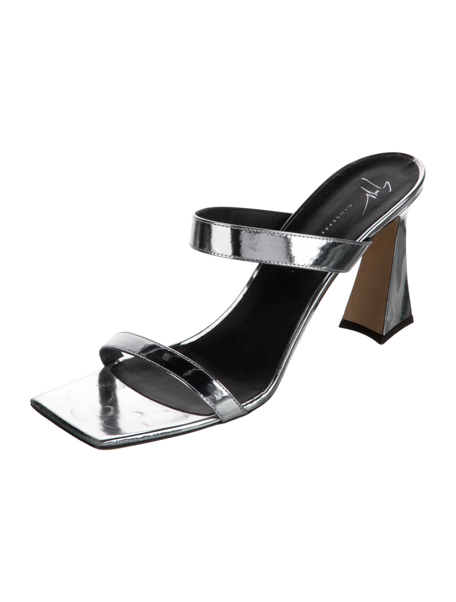 Giuseppe Zanotti Patent Leather Slides