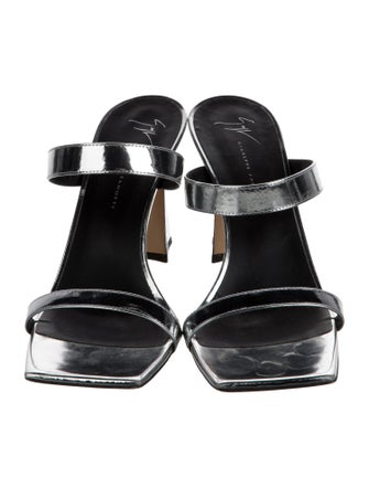 Giuseppe Zanotti Patent Leather Slides