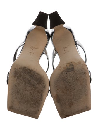 Giuseppe Zanotti Patent Leather Slides