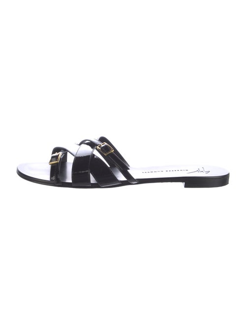 Giuseppe Zanotti Patent Leather Slides