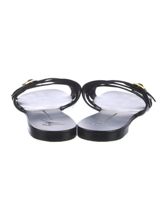 Giuseppe Zanotti Patent Leather Slides