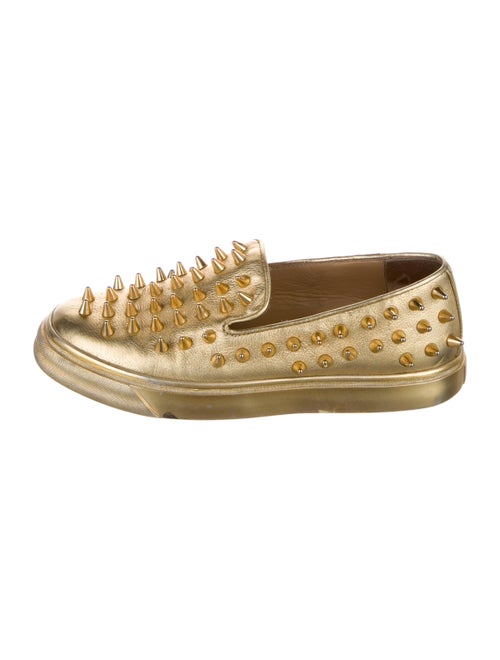 Giuseppe Zanotti Leather Studded Accents Sneakers