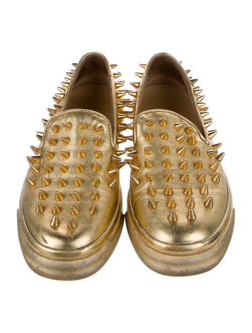 Giuseppe Zanotti Leather Studded Accents Sneakers