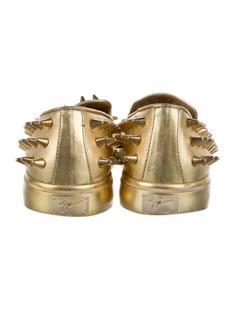 Giuseppe Zanotti Leather Studded Accents Sneakers