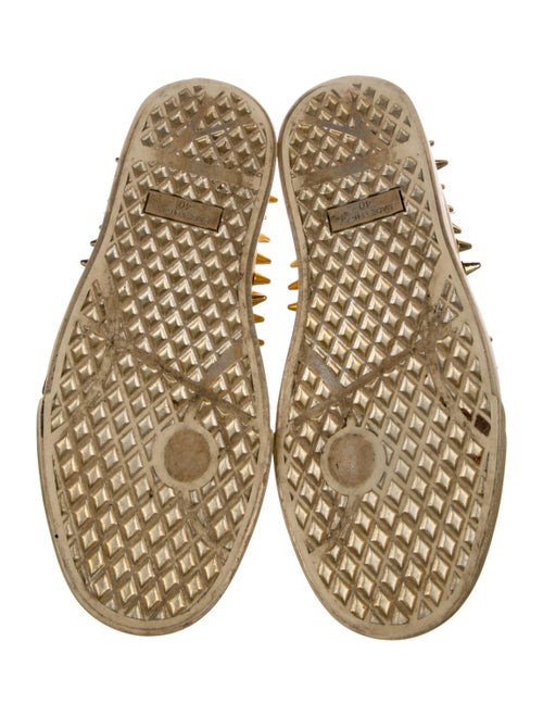 Giuseppe Zanotti Leather Studded Accents Sneakers