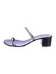 Giuseppe Zanotti Patent Leather Crystal Embellishments Slides