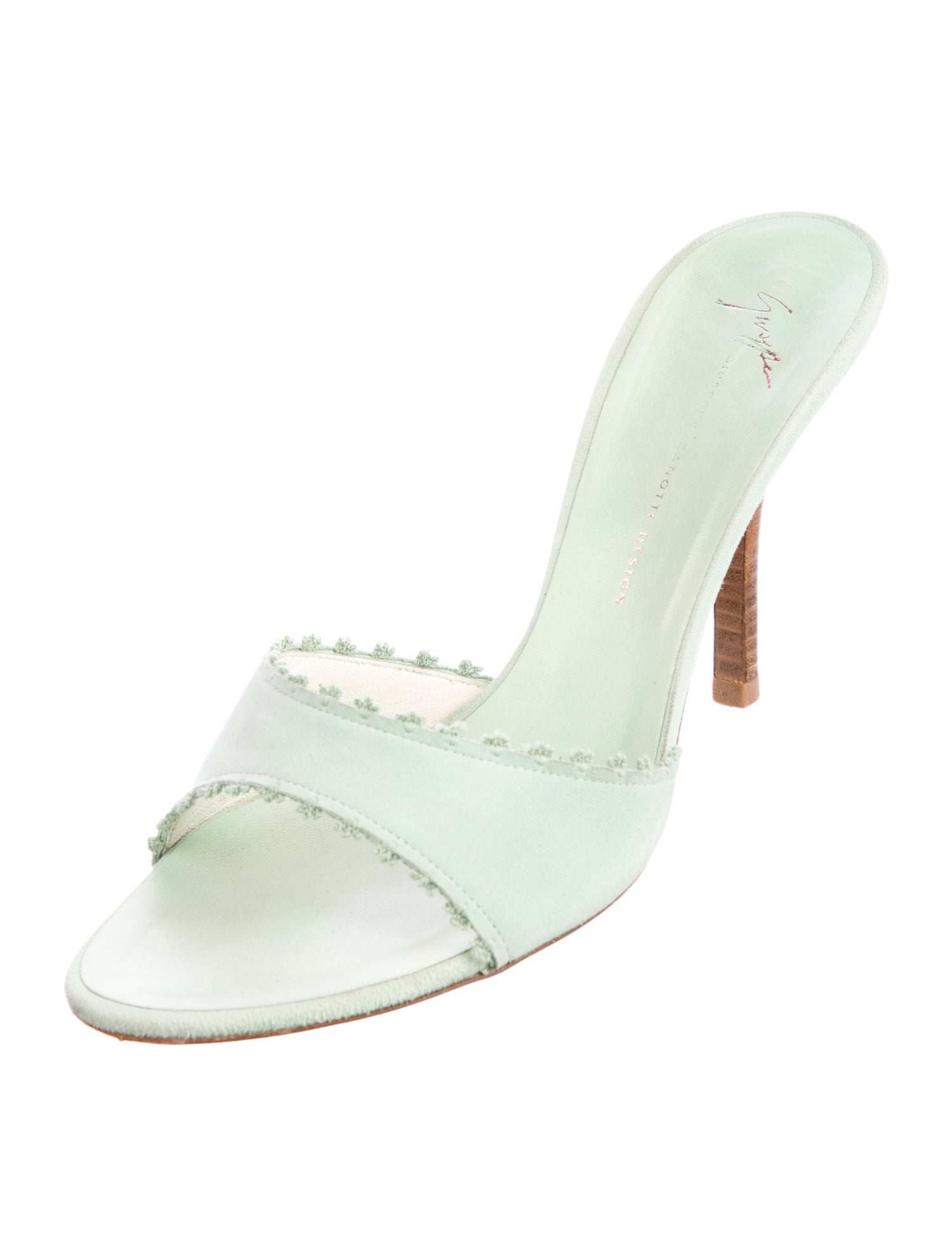 Giuseppe Zanotti Suede Slides