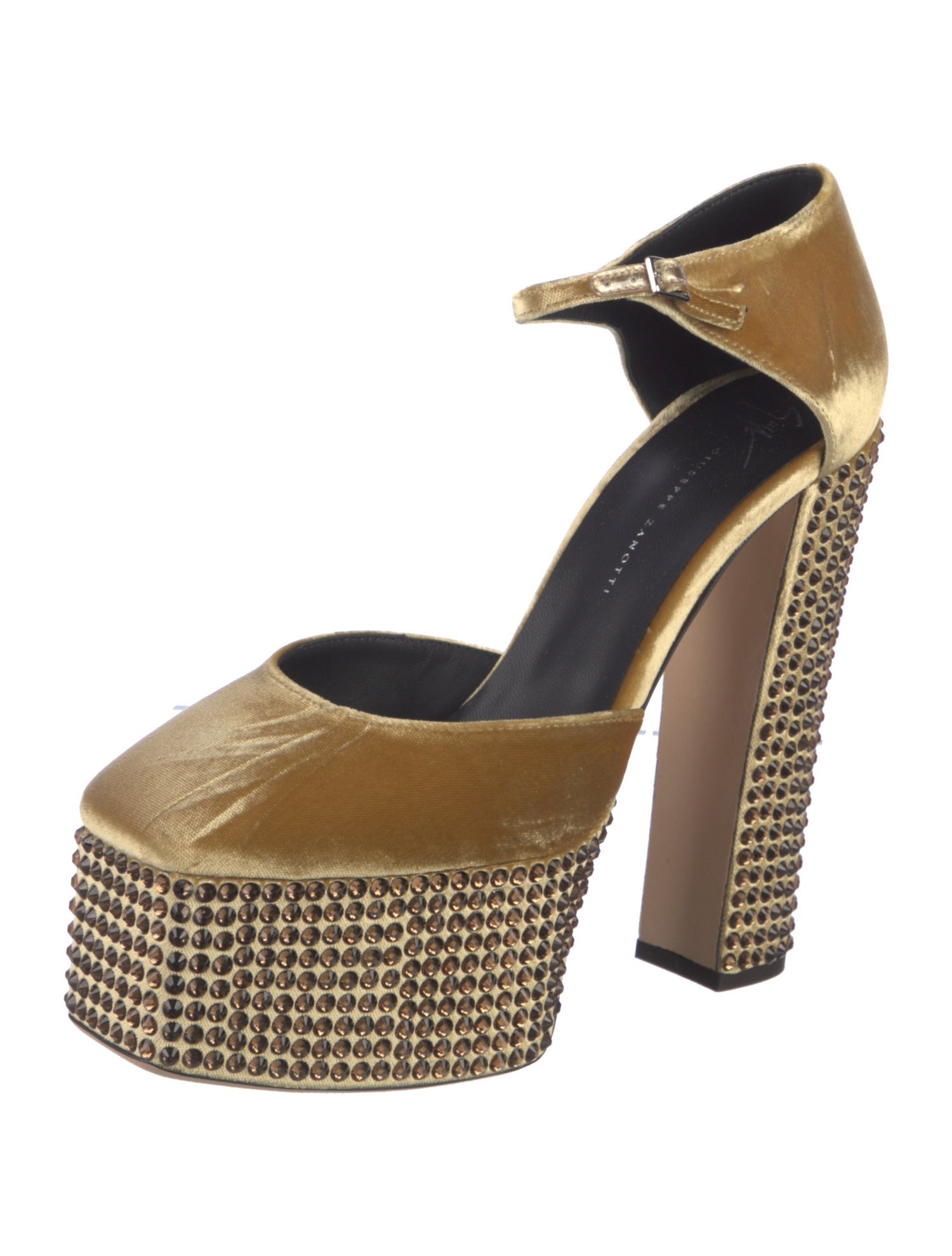 Giuseppe Zanotti Velvet D'Orsay Pumps