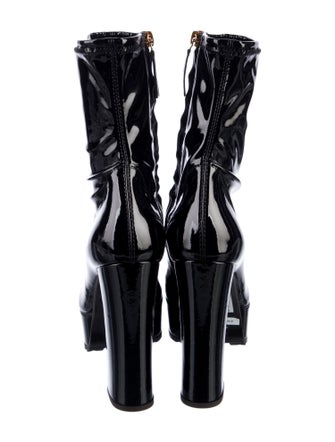 Giuseppe Zanotti Patent Leather Sock Boots