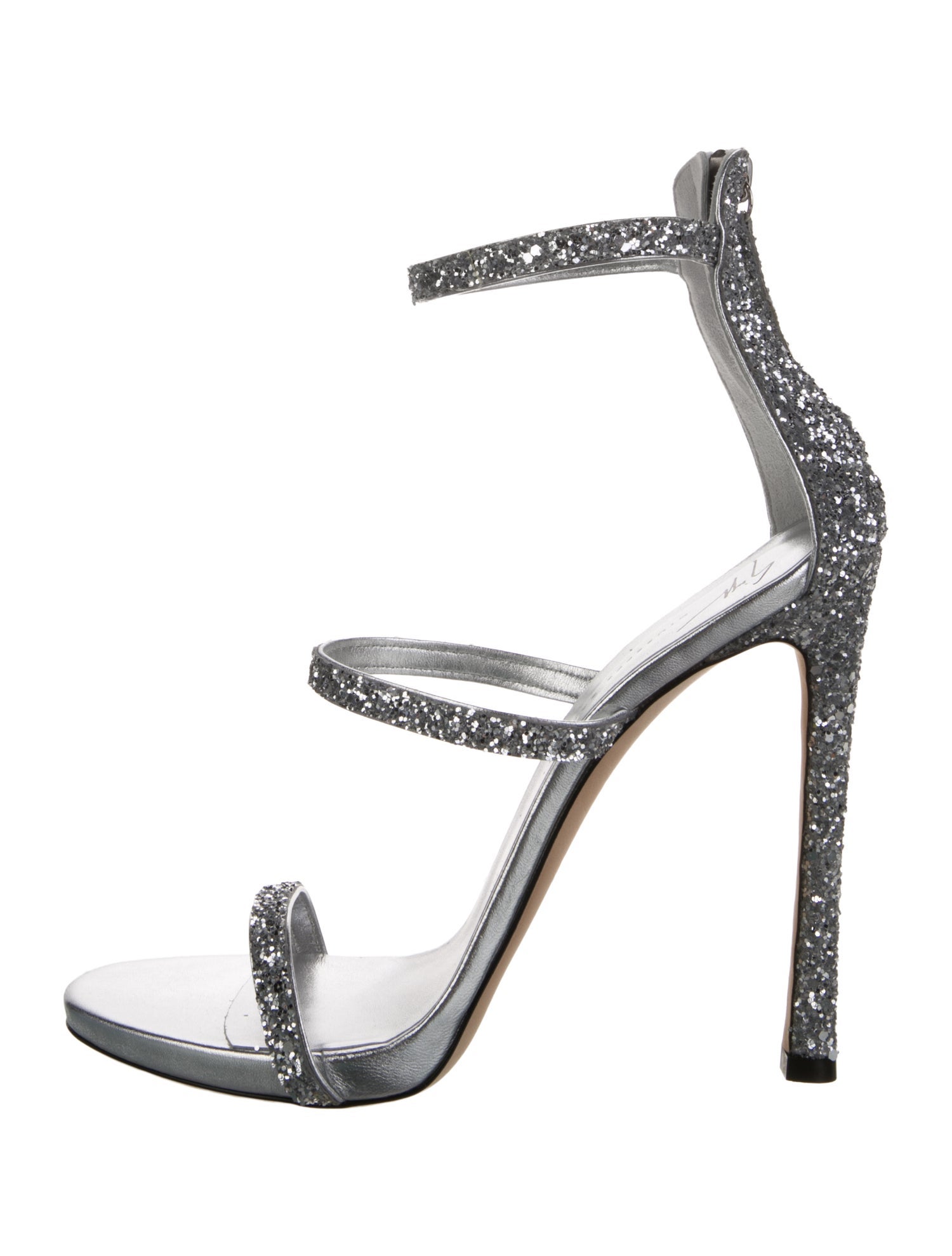 Giuseppe Zanotti Glitter Glitter Accents Sandals