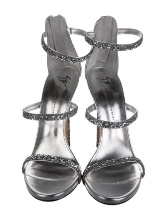 Giuseppe Zanotti Glitter Glitter Accents Sandals