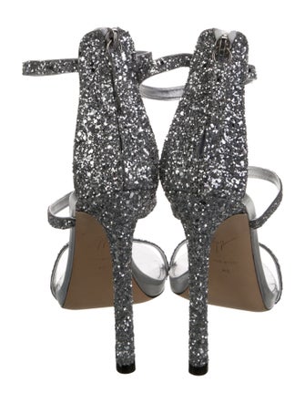Giuseppe Zanotti Glitter Glitter Accents Sandals