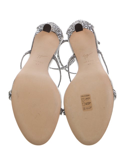 Giuseppe Zanotti Glitter Glitter Accents Sandals