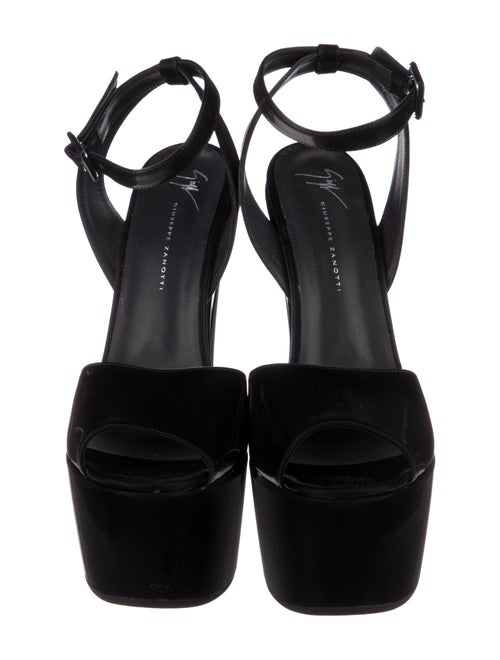 Giuseppe Zanotti Satin Slingback Sandals