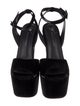 Giuseppe Zanotti Satin Slingback Sandals