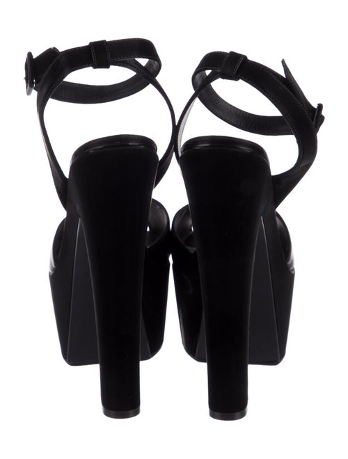 Giuseppe Zanotti Satin Slingback Sandals