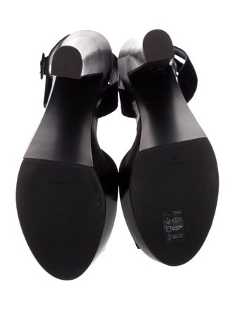 Giuseppe Zanotti Satin Slingback Sandals