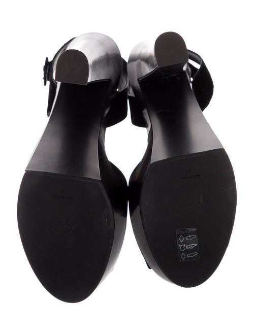 Giuseppe Zanotti Satin Slingback Sandals