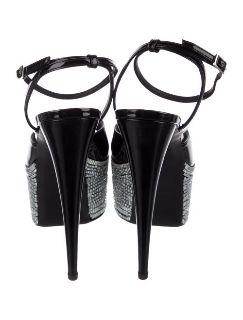 Giuseppe Zanotti Patent Leather Slingback Sandals