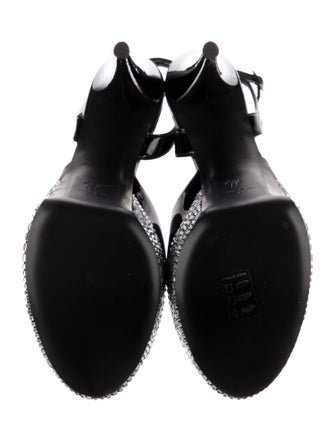 Giuseppe Zanotti Patent Leather Slingback Sandals