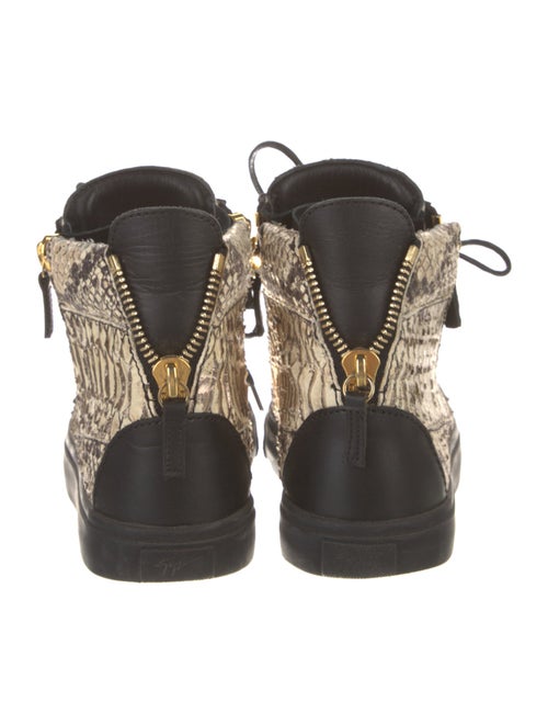 Giuseppe Zanotti Snakeskin Animal Print Sneakers