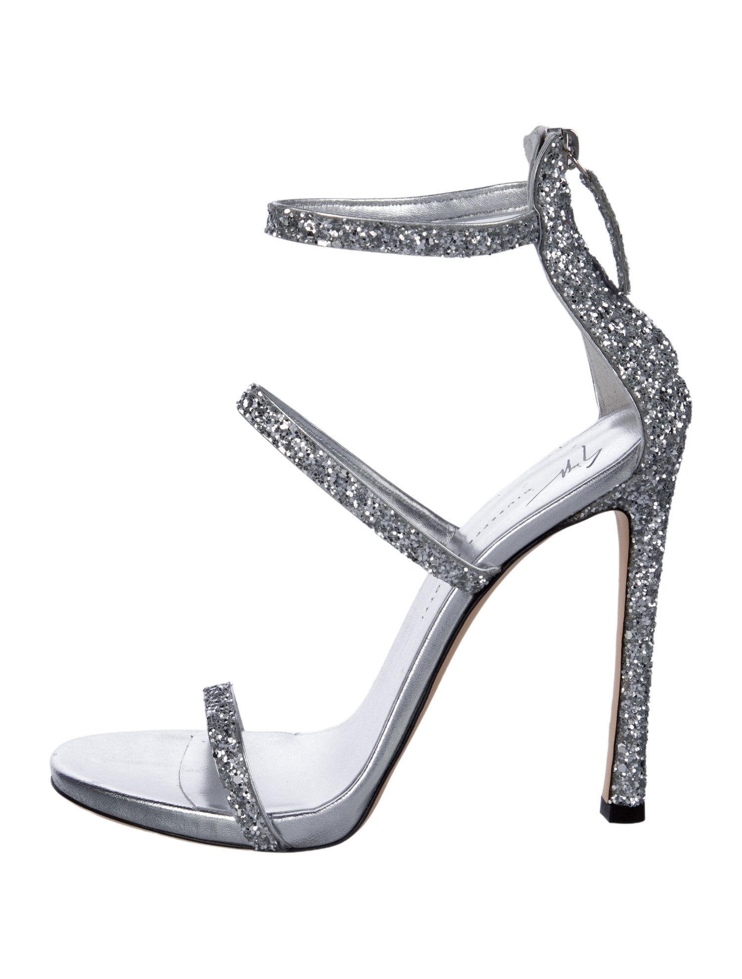 Giuseppe Zanotti Glitter Glitter Accents Sandals w/ Tags