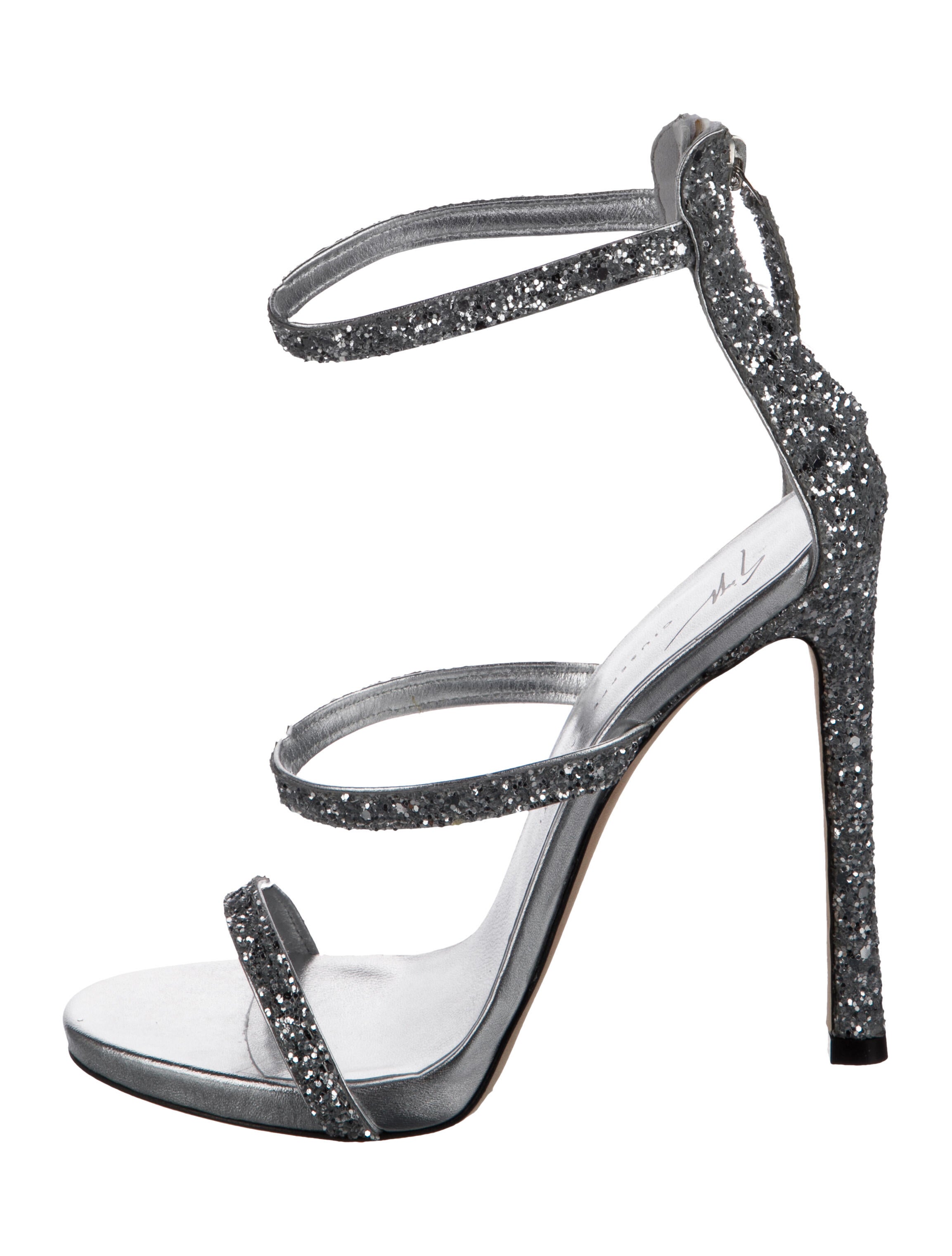 Giuseppe Zanotti Glitter Sandals w/ Tags