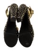 Giuseppe Zanotti Patent Leather Studded Accents Sandals