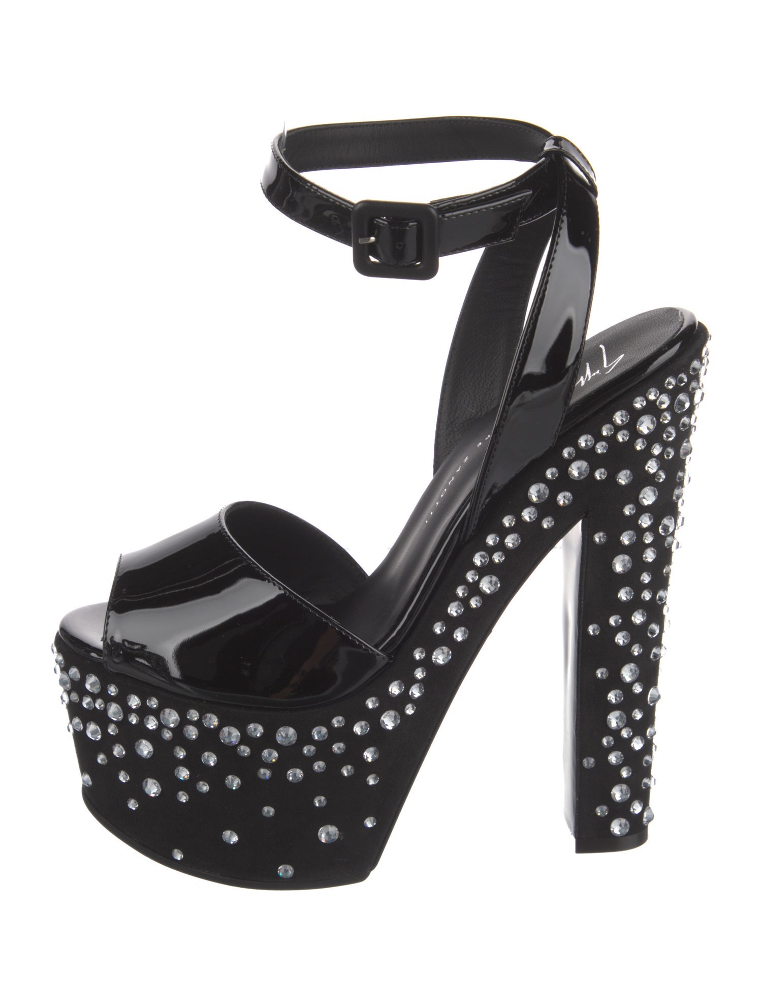 Giuseppe Zanotti Patent Leather Slingback Sandals