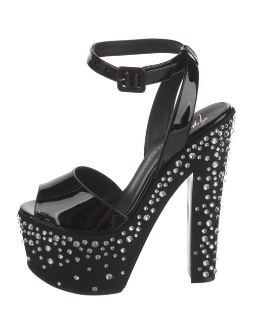 Giuseppe Zanotti Patent Leather Slingback Sandals