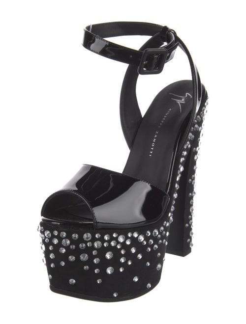 Giuseppe Zanotti Patent Leather Slingback Sandals