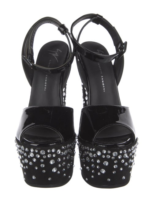 Giuseppe Zanotti Patent Leather Slingback Sandals