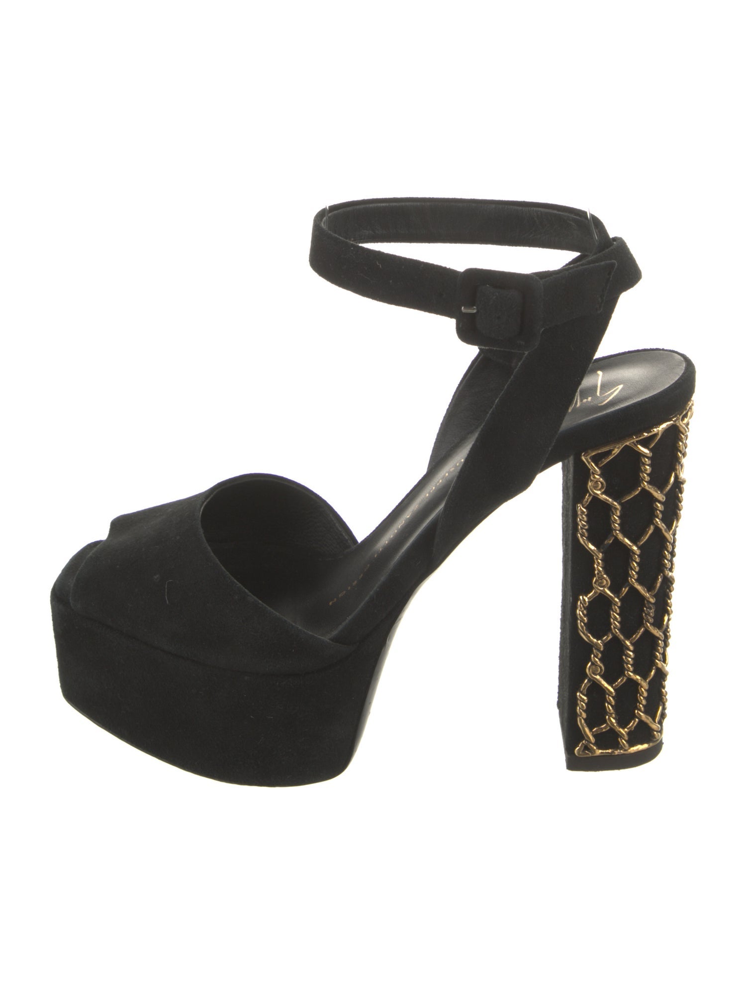 Giuseppe Zanotti Suede Slingback Pumps