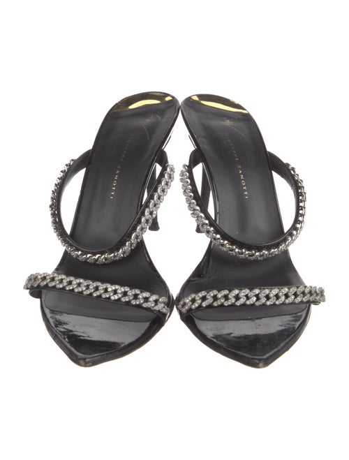 Giuseppe Zanotti Patent Leather Slides