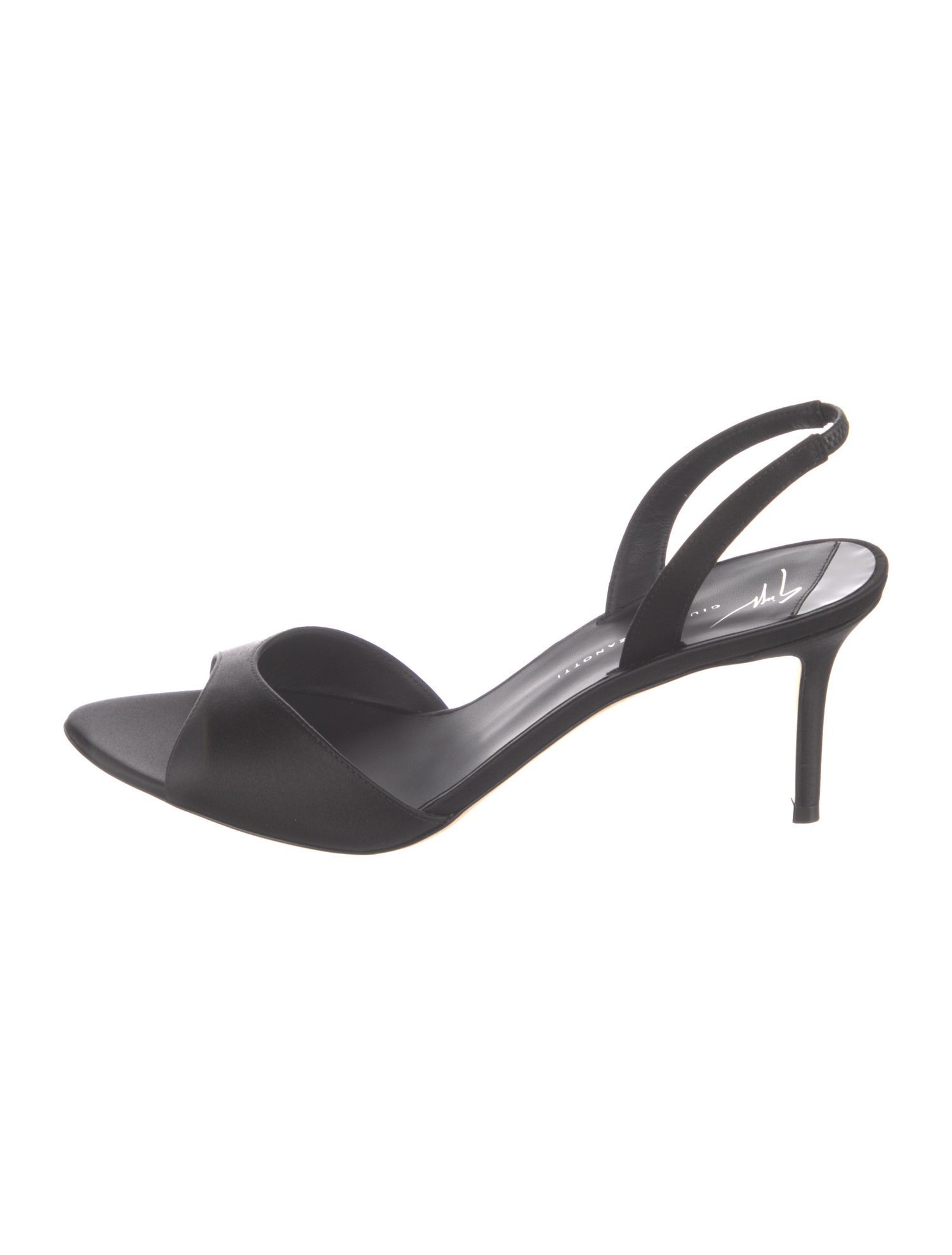 Giuseppe Zanotti Suede Crystal Embellishments Slingback Sandals