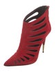 Giuseppe Zanotti Suede Cutout Accent Lace-Up Boots