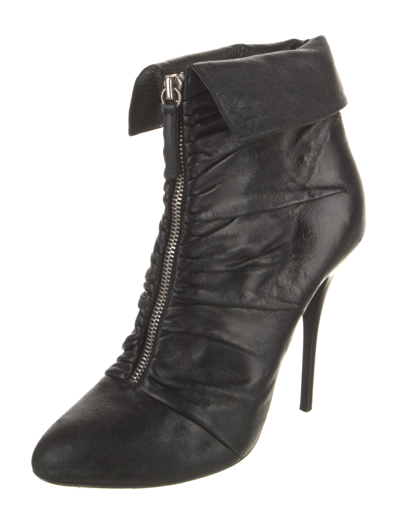 Giuseppe Zanotti Leather Lace-Up Boots