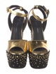 Giuseppe Zanotti Leather Studded Accents Sandals