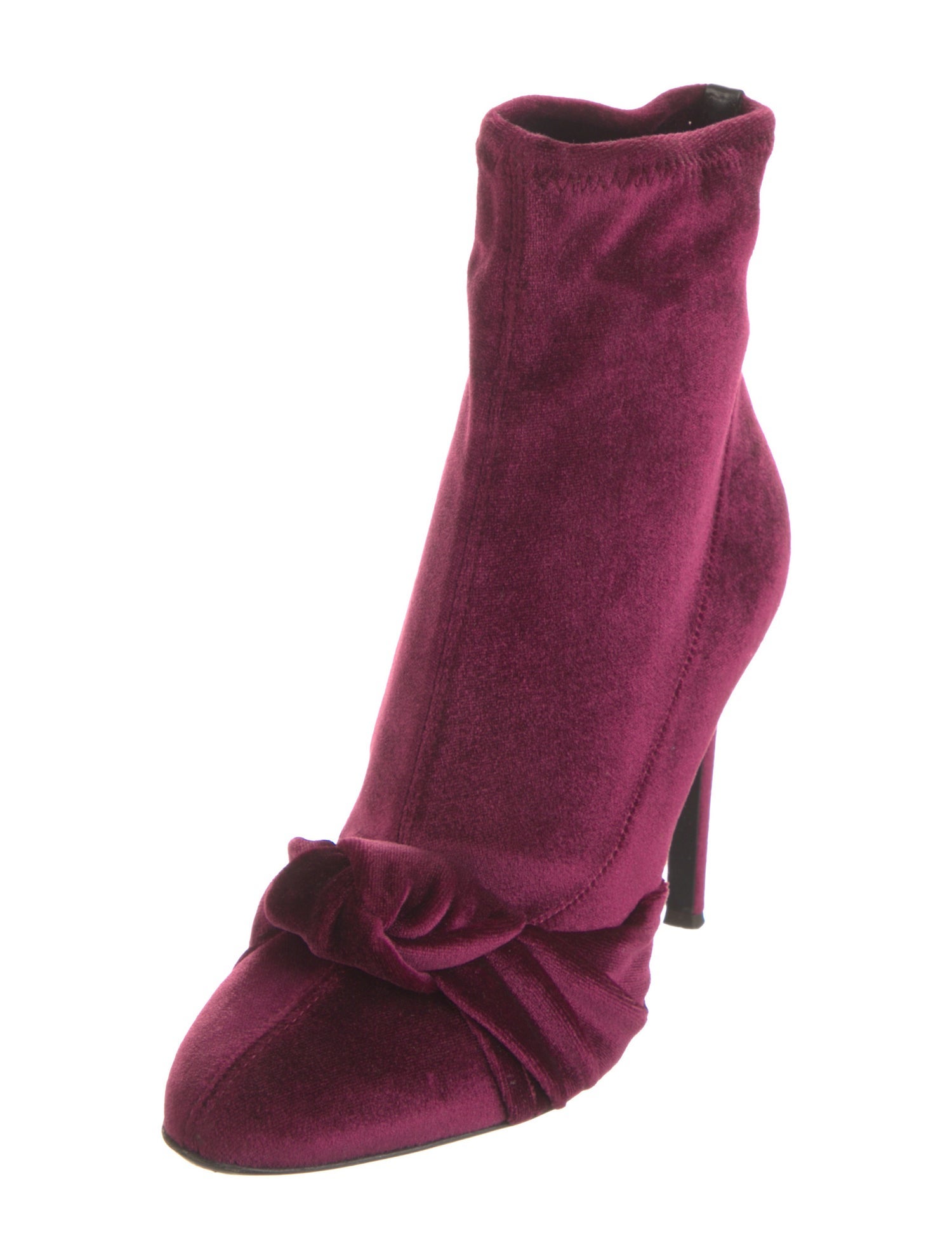 Giuseppe Zanotti Velvet Sock Boots