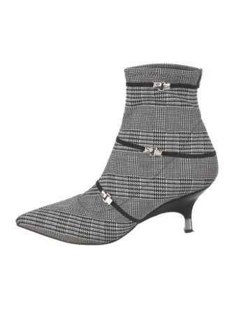 Giuseppe Zanotti Houndstooth Print Sock Boots