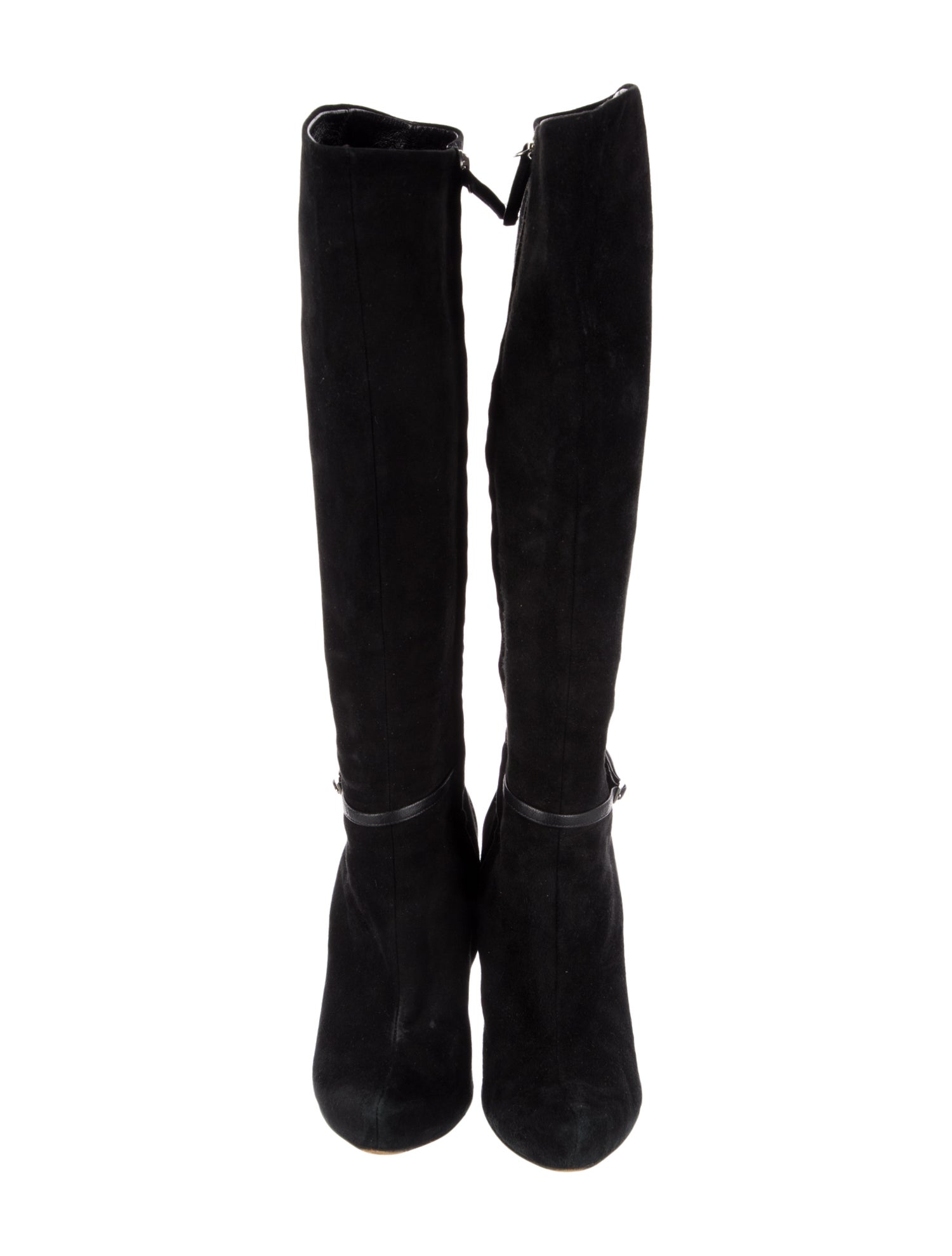 Giuseppe Zanotti Suede Crystal Embellishments Boots