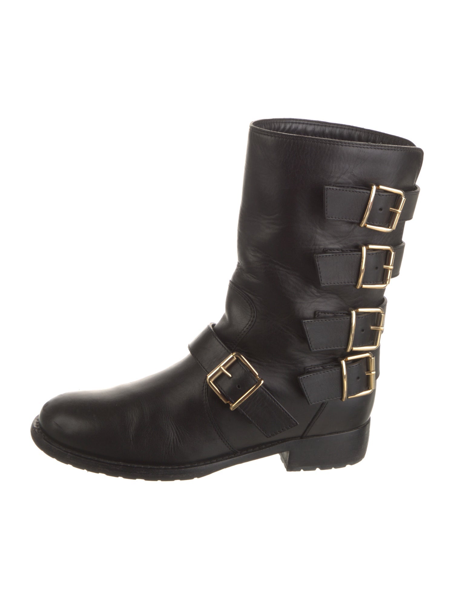 Giuseppe Zanotti Leather Moto Boots
