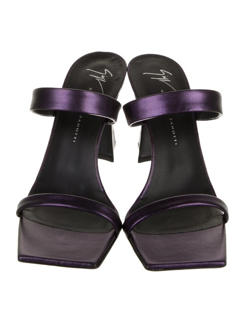 Giuseppe Zanotti Leather Slides