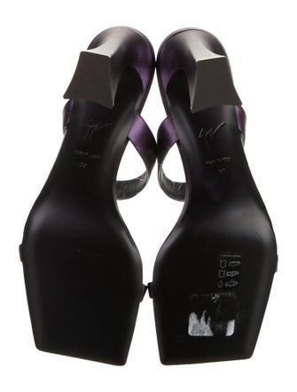 Giuseppe Zanotti Leather Slides