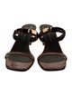 Giuseppe Zanotti Leather Crystal Embellishments Slides