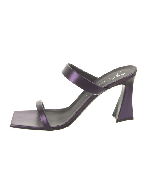 Giuseppe Zanotti Leather Slides